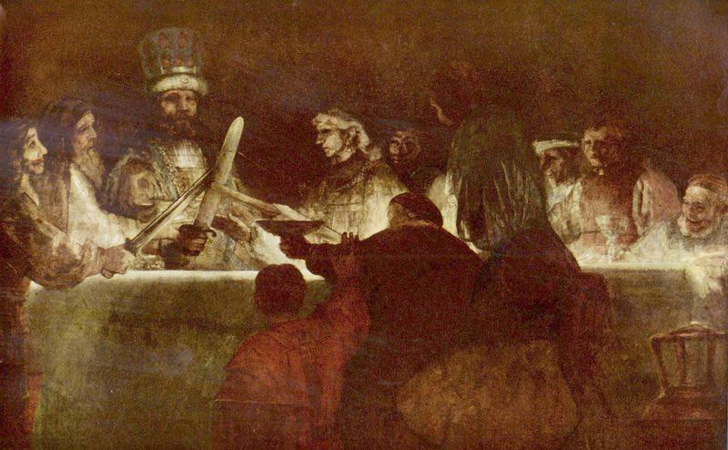 REMBRANDT Harmenszoon van Rijn The Conspiracy of Claudius Civilis